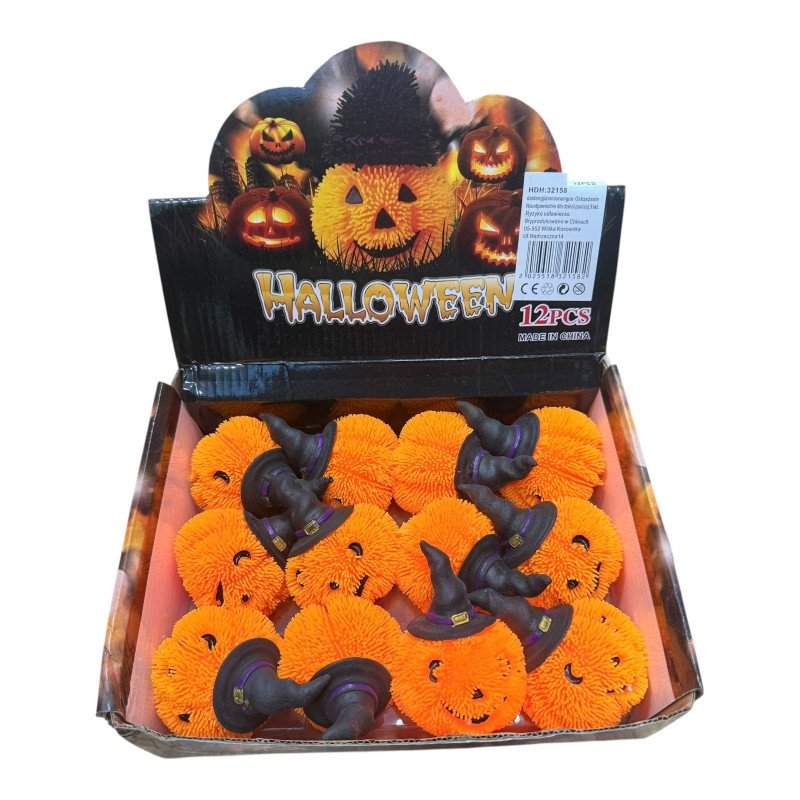 SQUISHY GNIOTKI HALLOWEEN DYNIA LED