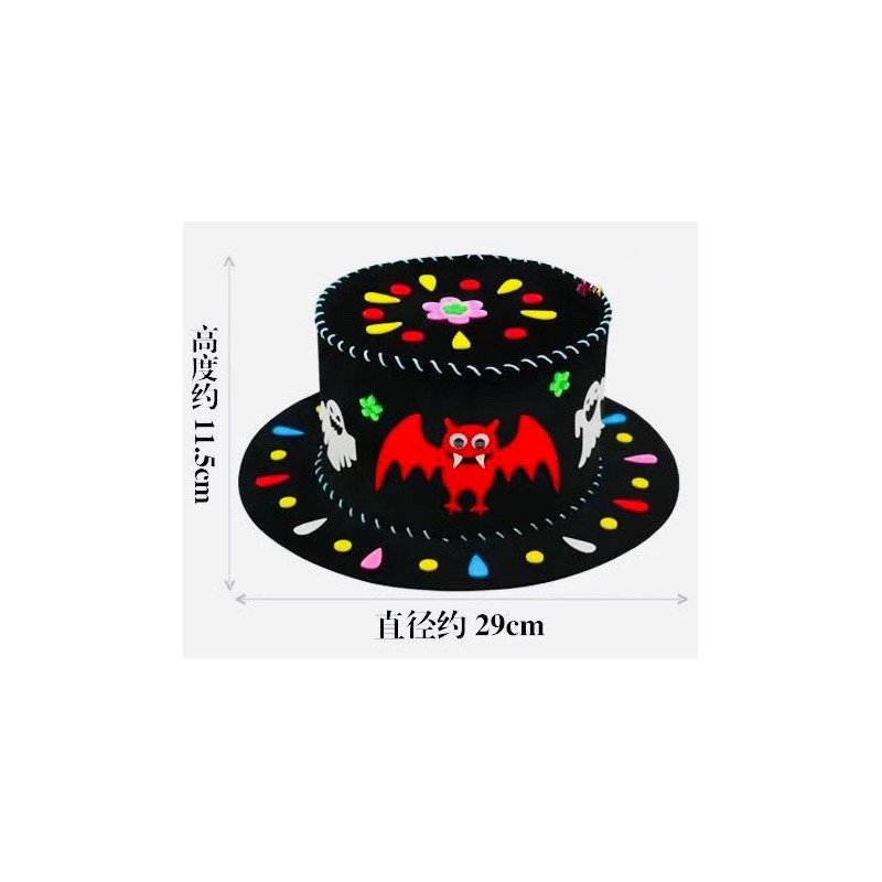 DIY 3D CZAPKA HALLOWEEN