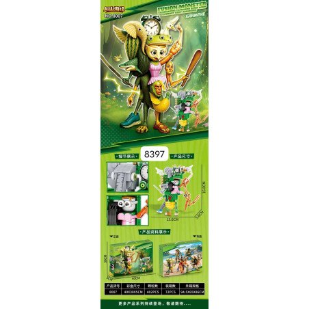 KLOCKI FUSION MONSTER BRAINROT