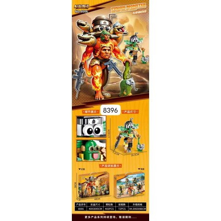 KLOCKI FUSION MONSTER BRAINROT