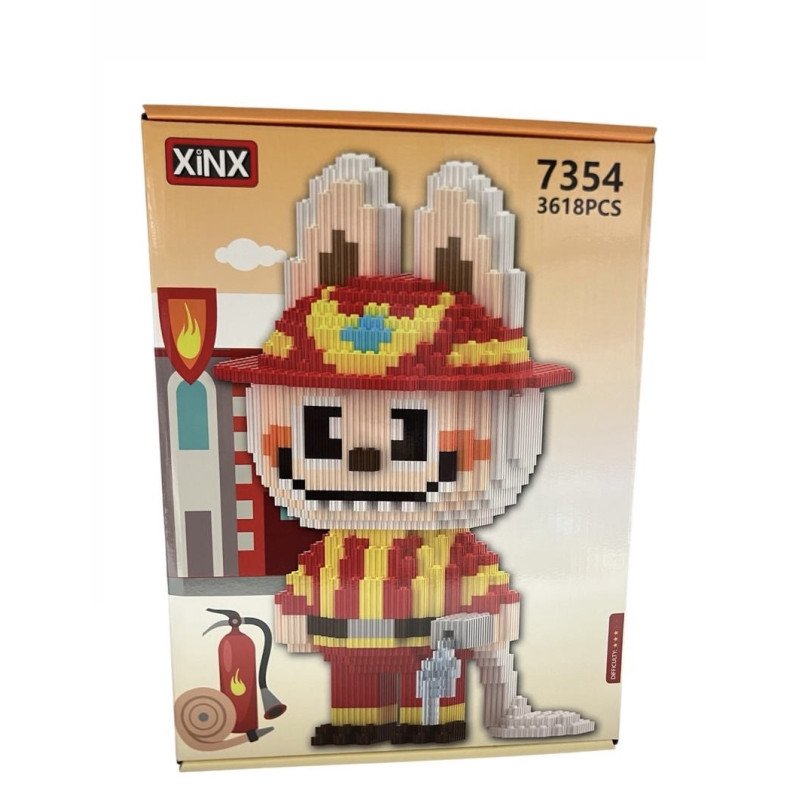 KLOCKI 3618PCS LABUBU RESCUE FIRE