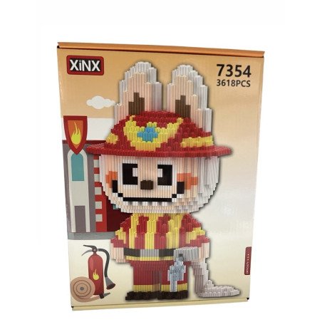 KLOCKI 3618PCS LABUBU RESCUE FIRE