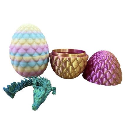 FIGURKI 3D SMOK W JAJKO