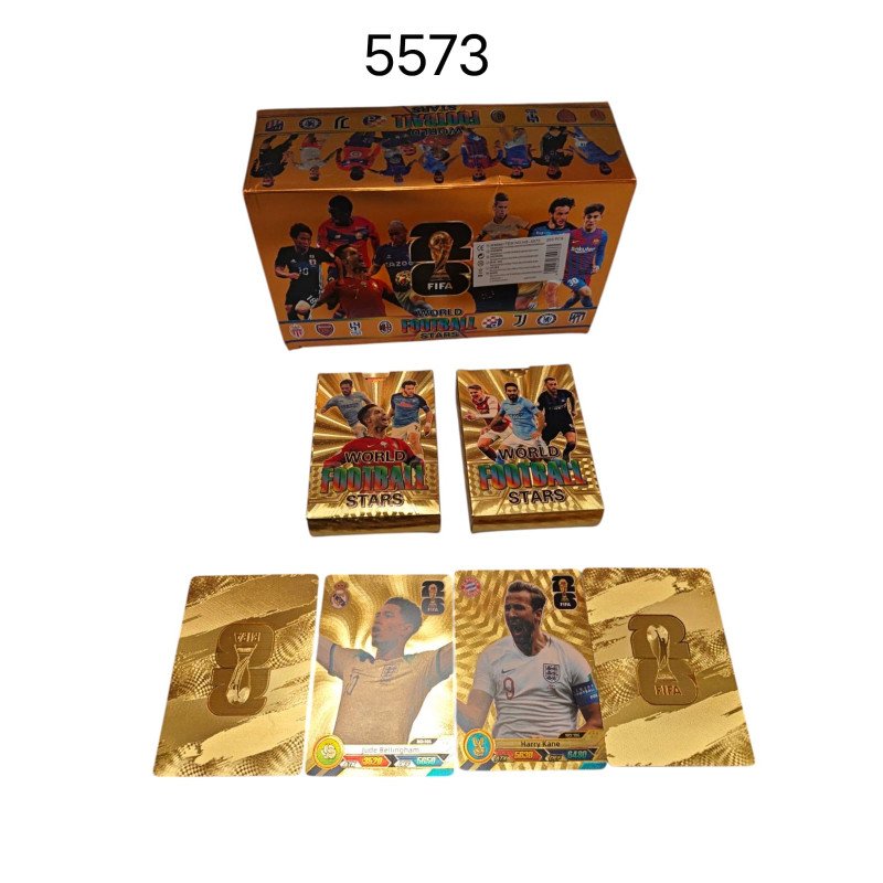 PIŁKARSKIE SZASZETKA ZŁOTY KARTY KOLEKCJONERSKIE 55 KART