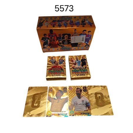 PIŁKARSKIE SZASZETKA ZŁOTY KARTY KOLEKCJONERSKIE 55 KART