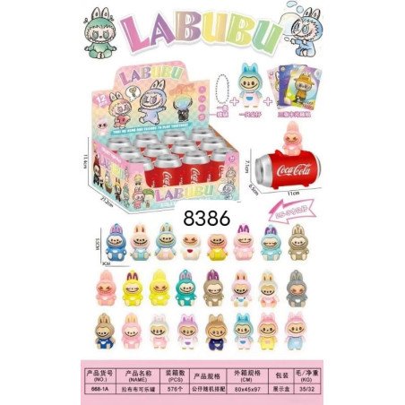 PUSZKA NIESPODDZIANKI COCA COLA MINI BRELOK LABUBU