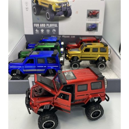 AUTA ALLOY MODEL LED Z DŹWIĘKIEM