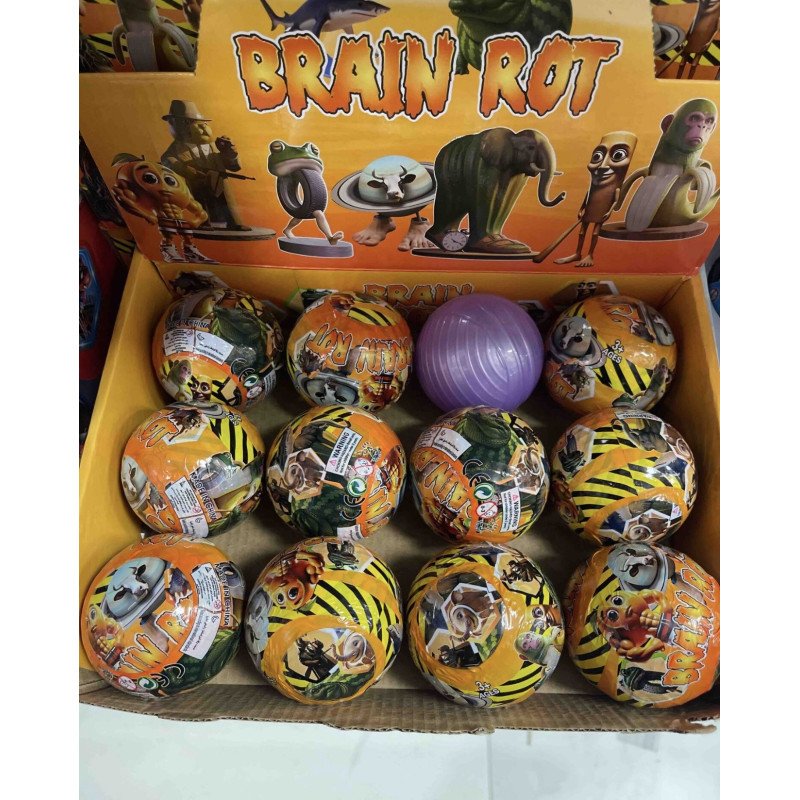 KULA Z FIGURKĄ BRAINROT