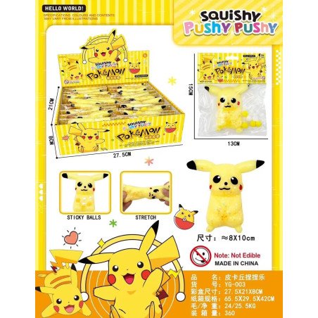 SQUISHY GNIOTKI PIKACHU