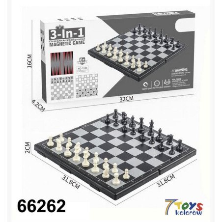 GRA PLANSZOWA SZACHY 3W1