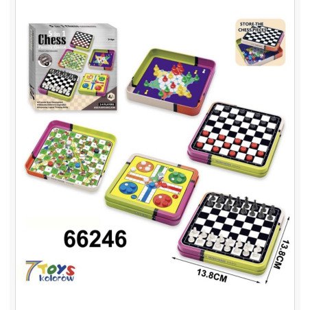 GRA PLANSZOWA SZACHY 5W1