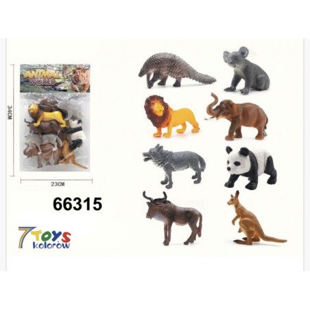 ZWIERZAT ZABAWKOWY ANIMAL WORLD