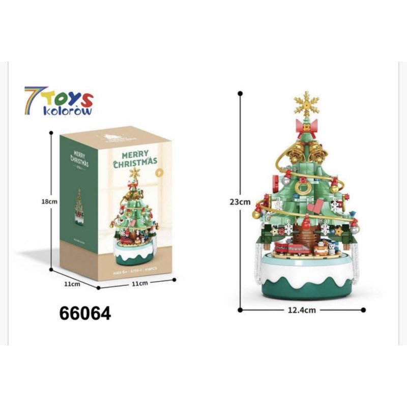 KLOCKI 418PCS CHOINKA