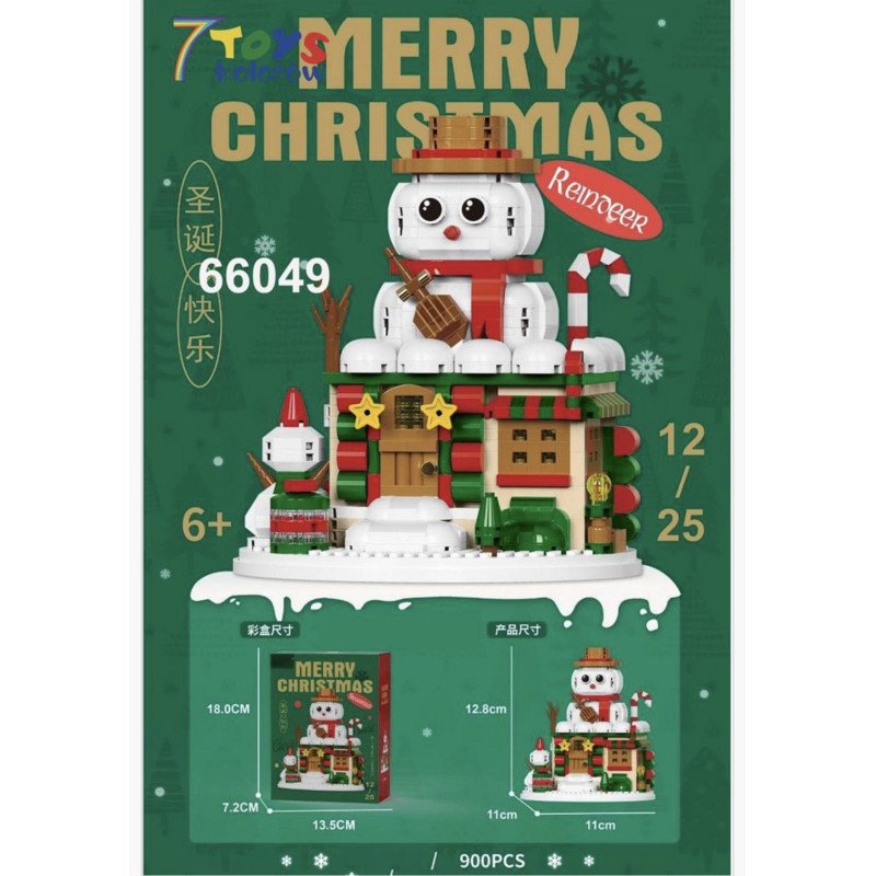 KLOCKI 900PCS ŚWIĄTECZNA