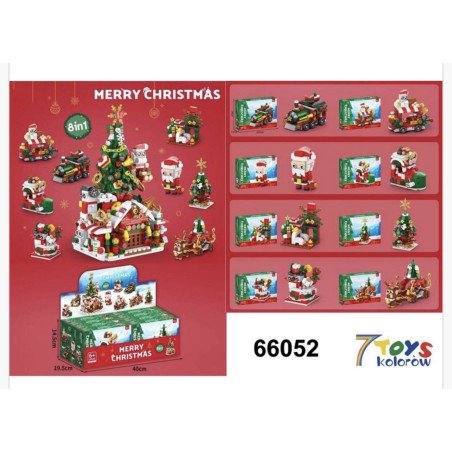 KLOCKI 903PCS ŚWIĄTECZNA