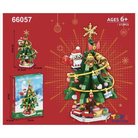 KLOCKI 372PCS ŚWIĄTECZNA