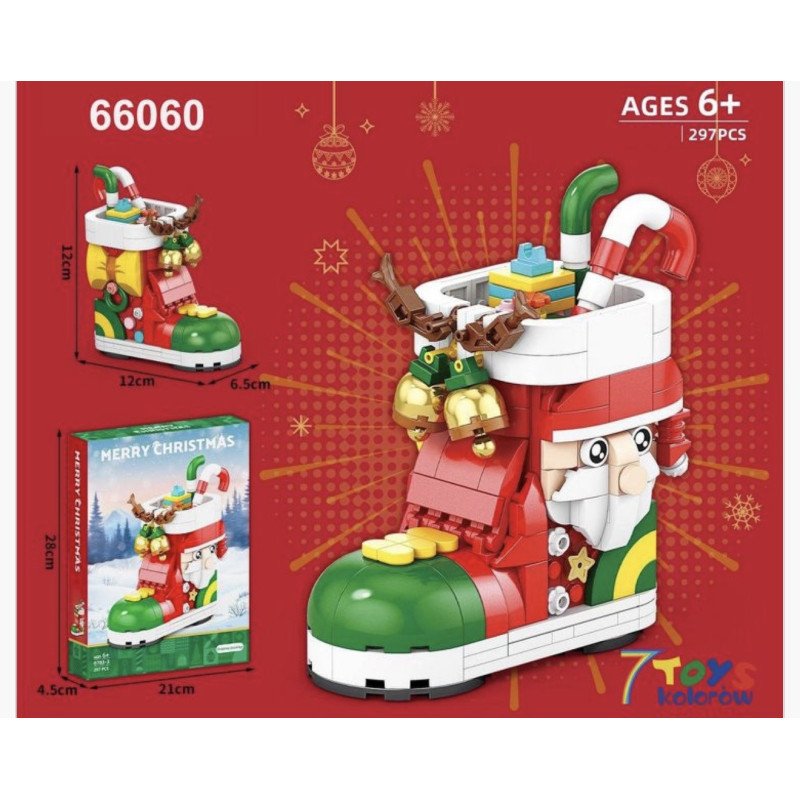 KLOCKI 297PCS ŚWIĄTECZNA
