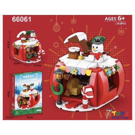 KLOCKI 292PCS ŚWIĄTECZNA