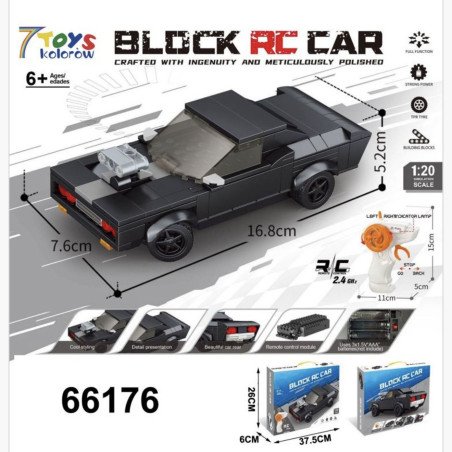 KLOCKI 1:120 249PCS SAMOCHÓD STEROWANE