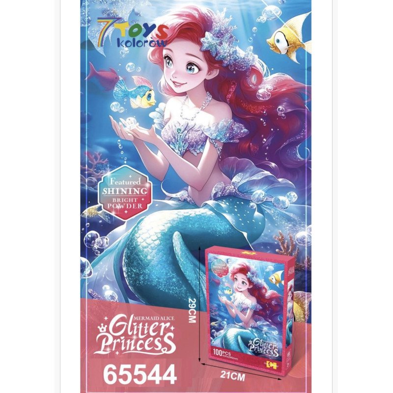 PUZZLE 100PCS LITTLE PRINCESS