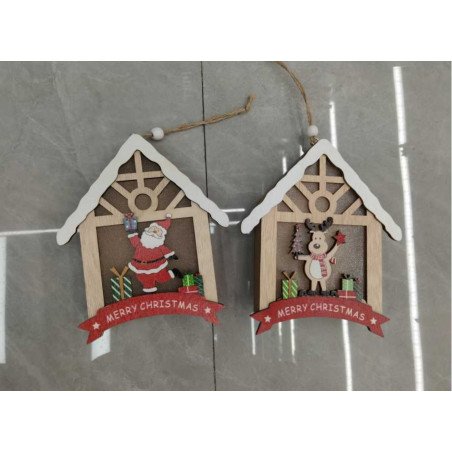 DREWNIANA OZDOBA ŚWIĄTECZNA