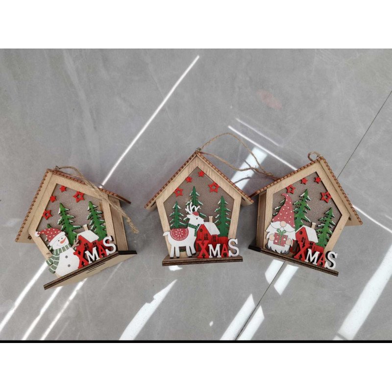 DREWNIANA OZDOBA ŚWIĄTECZNA