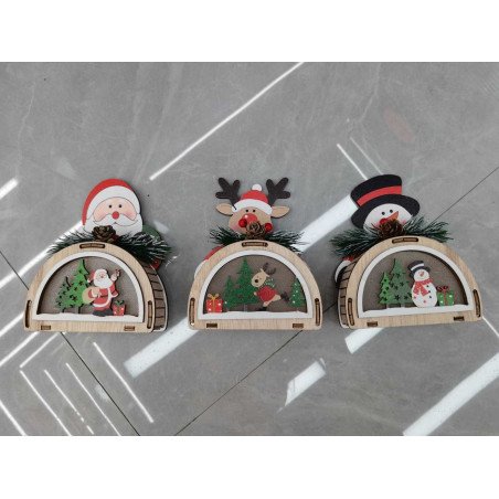 DREWNIANA OZDOBA ŚWIĄTECZNA