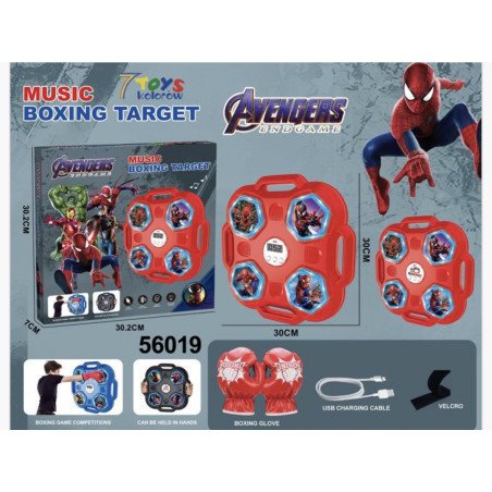 BOKSERSKA TARCZA TRENINGOWA MUSIC BLUETOOTH BOXING SPIDER MAN