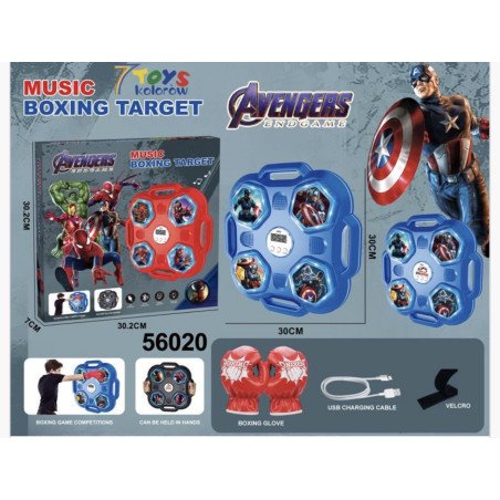 BOKSERSKA TARCZA TRENINGOWA MUSIC BLUETOOTH BOXING CAPTAIN AMERICAN