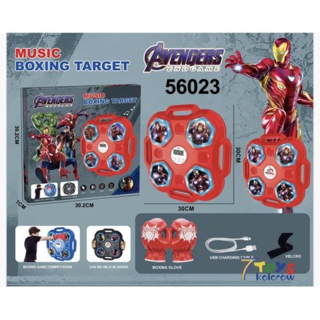 BOKSERSKA TARCZA TRENINGOWA MUSIC BLUETOOTH BOXING IRON MAN
