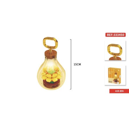 KLOCKI SUCCULENT BRICK MODEL