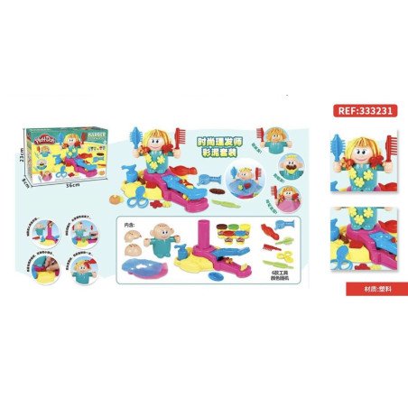 ZESTAW Z KOLOROWĄ MASĄ PLASTYCZNĄ