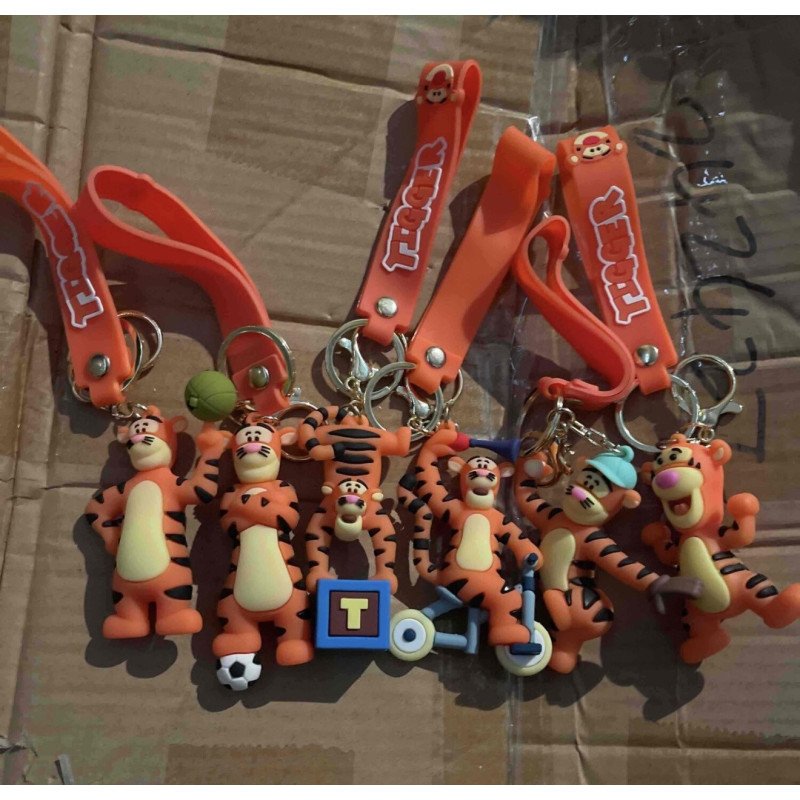 BRELOK GUMOWE TYGRYS