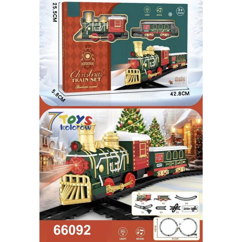 TOR ZABAWKOWY TRAIN SET CHRISTMAS
