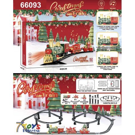 TOR ZABAWKOWY TRAIN SET CHRISTMAS
