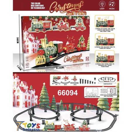 TOR ZABAWKOWY TRAIN SET CHRISTMAS