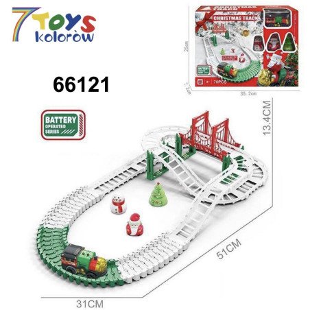 TOR ZABAWKOWY TRAIN SET CHRISTMAS
