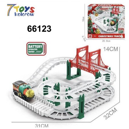 TOR ZABAWKOWY TRAIN SET CHRISTMAS