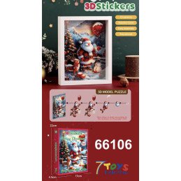 PUZZLE 3D STICKERS ŚWIĄTECZNE