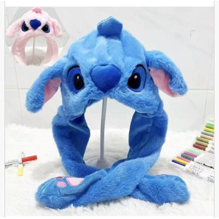 STITCH CZAPKA ŚWIECĄCA Z RUCHOMYMI USZAMI LED