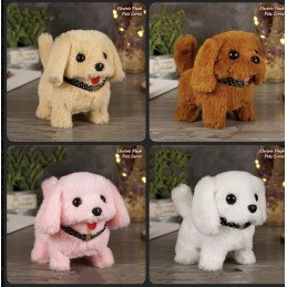 MASKOTKA CHODZĄCY SZCZEKAJĄCY PIESEK NA BATERIE