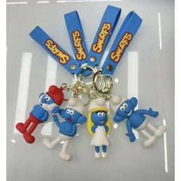 BRELOK GUMOWE SMURFS
