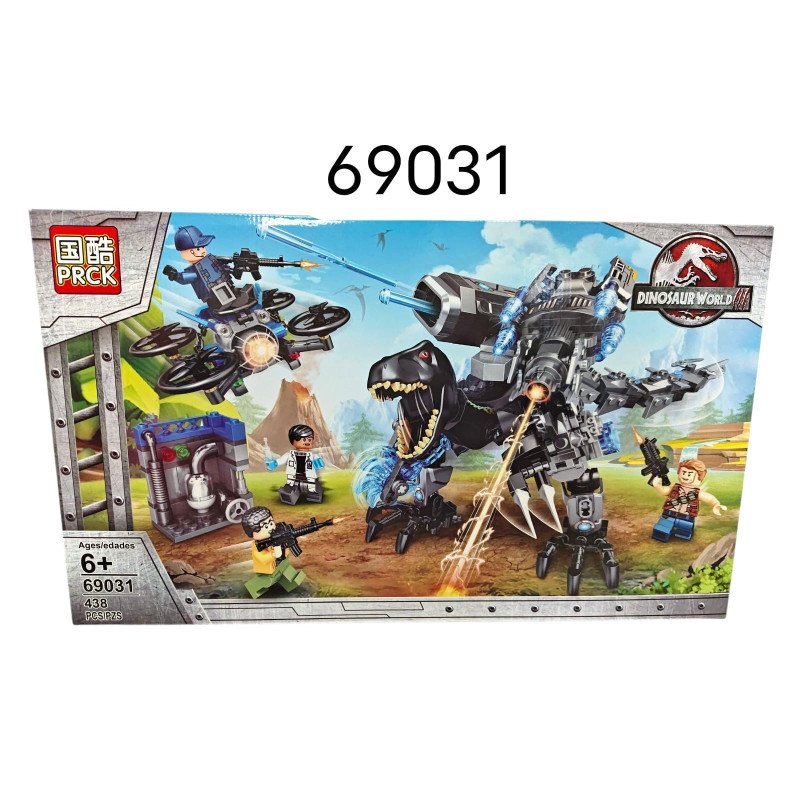 KLOCKI 438PCS DINOSAUR WORLD