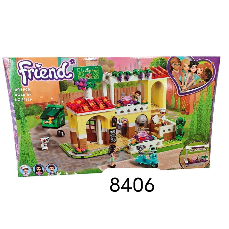 KLOCKI 647PCS FRIEND