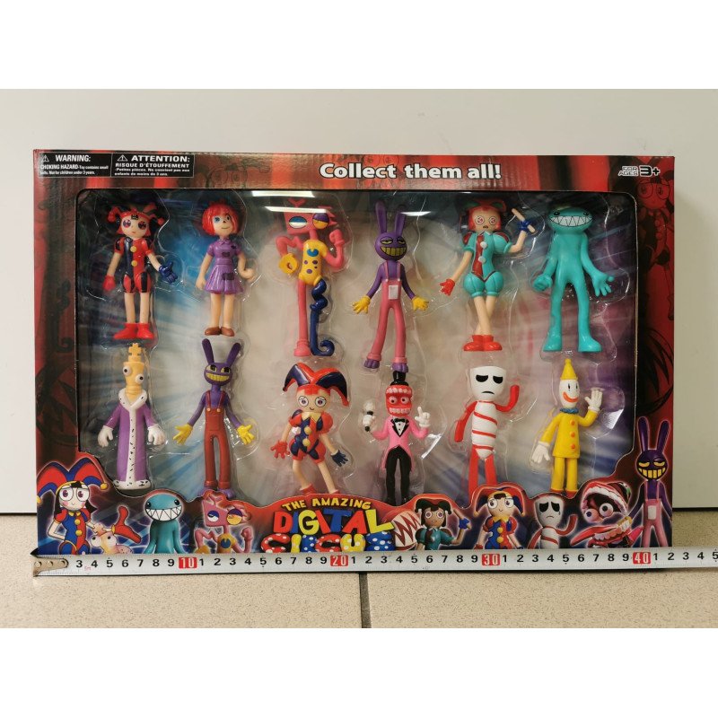ZESTAW 12SZT FIGURKI THE AMAZING DIGITAL CIRCUS