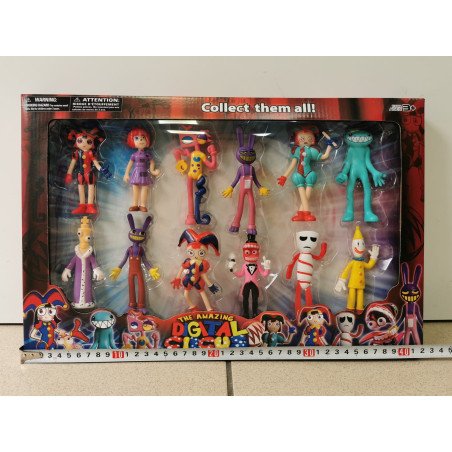ZESTAW 12SZT FIGURKI THE AMAZING DIGITAL CIRCUS
