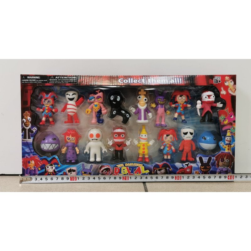 ZESTAW 16SZT FIGURKI THE AMAZING DIGITAL CIRCUS