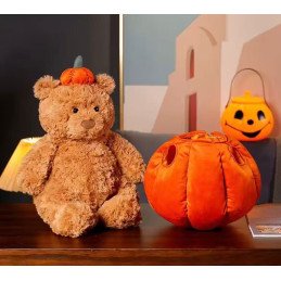 PLUSZOWA MASKOTKA MIŚ W DYNIA 40CM