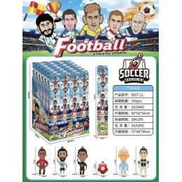 ZESTAW 6SZT FUGURKI PIŁKARSKIE