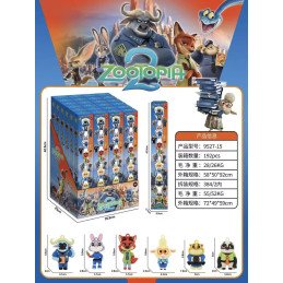 ZESTAW 6SZT FIGURKI ZOOTOPIA